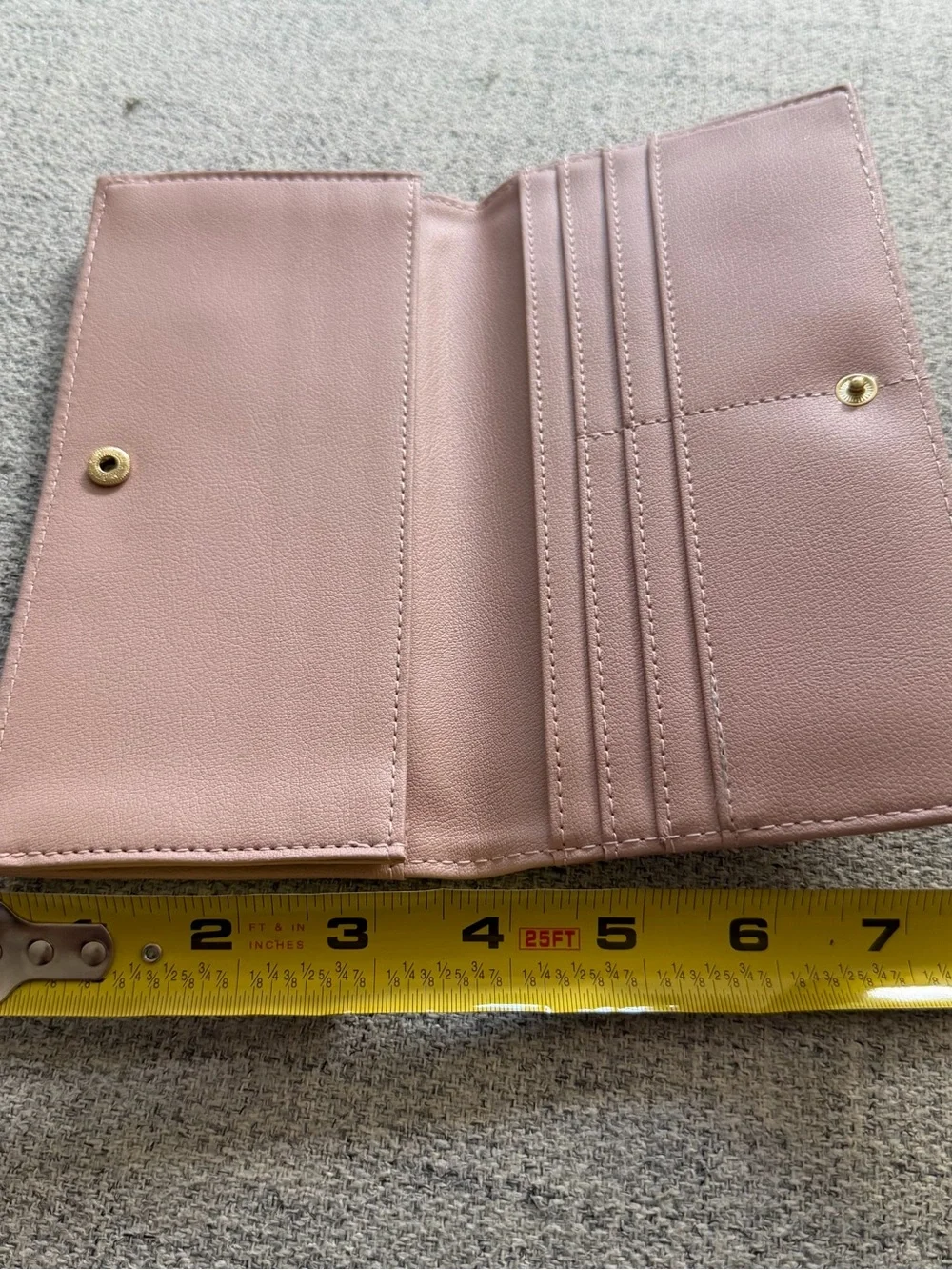 Aimee Kestenberg Blush Pink Leather Long Wallet